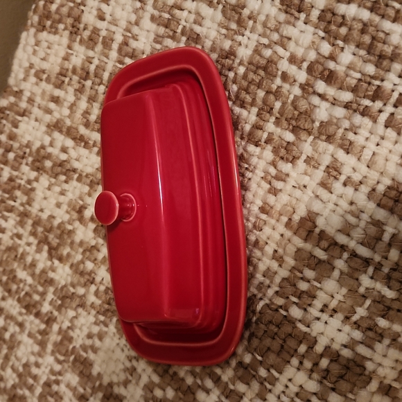 Fiestaware Dining Fiesta Ware Scarlet Butter Dish Poshmark